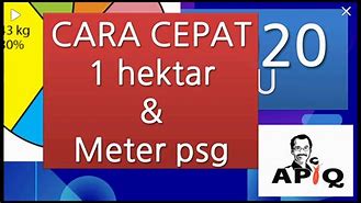 20 Hektar Berapa Meter